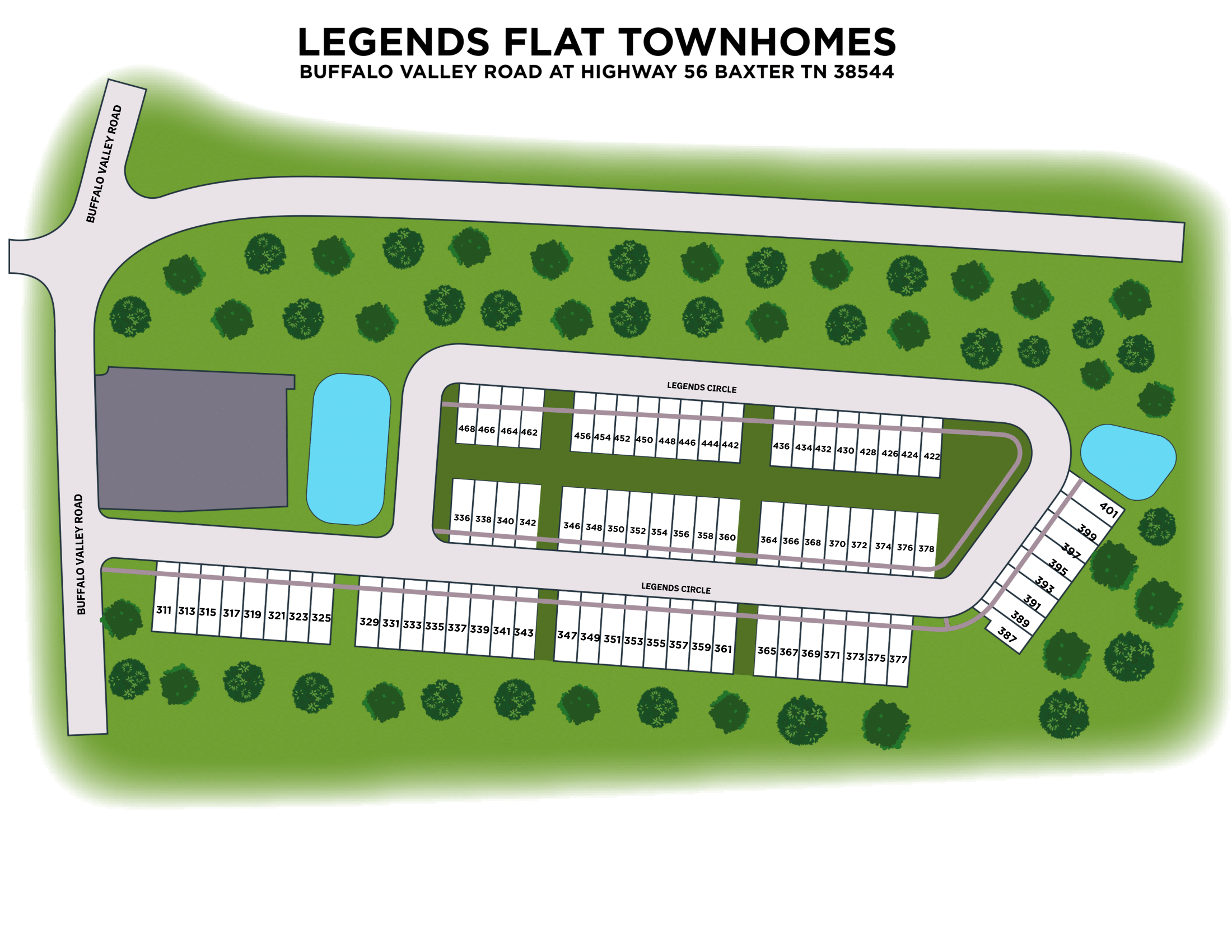 Legends site plan with street numbers-1
